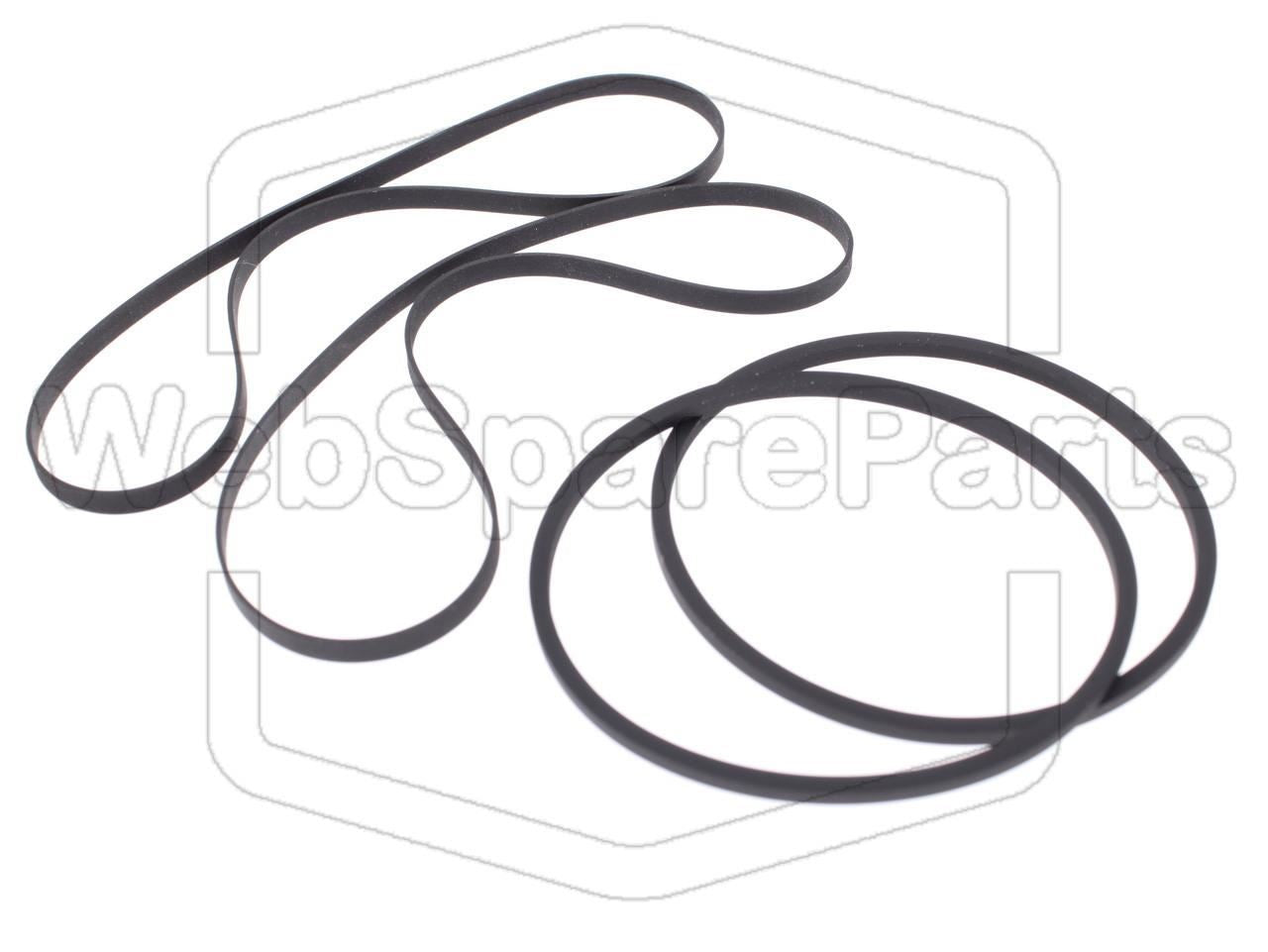 Kit cinghie per doppio piastra a cassette Kenwood RX-D560