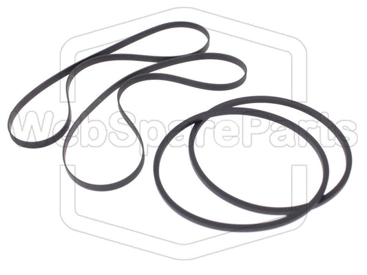Kit cinghie ricambio per doppia piastra cassette Kenwood RX-D560
