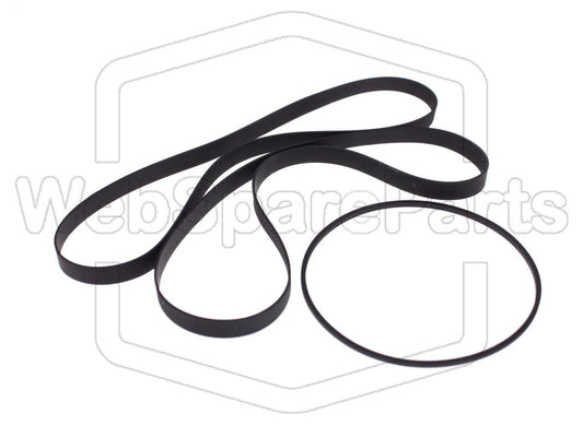 Kit cinghie ricambio per restaurazione piastra cassette vintage Aiwa FX-W1500