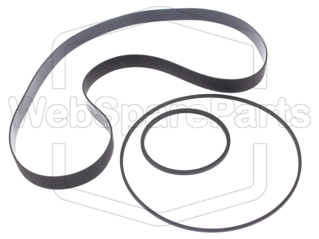 Kit cinghie ricambio per restaurazione piastra cassette vintage Sharp RT-350