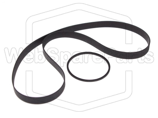 Kit cinghie ricambio per restaurazione piastra cassette vintage Kenwood KX-7030