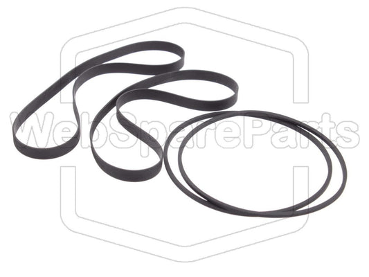 Kit cinghie ricambio per doppia piastra cassette Aiwa FX-W909