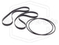 Kit cinghie ricambio per doppia piastra cassette Aiwa FX-W909