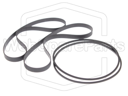 Kit cinghie ricambio per doppia piastra cassette Philips FC410