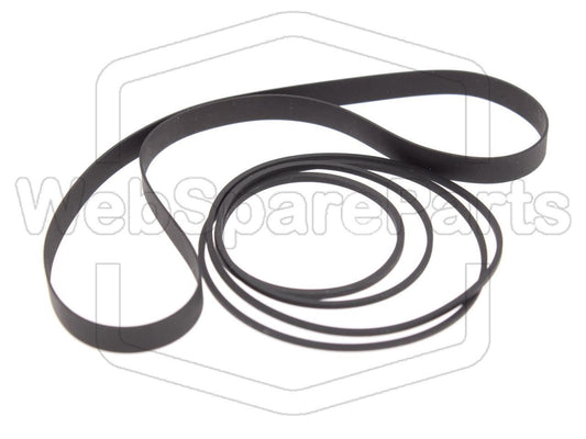 Kit cinghie ricambio per restaurazione piastra cassette vintage Sansui SC-5330