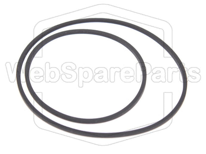 Kit cinghie ricambio per restaurazione piastra cassette vintage Panasonic RX-D26E