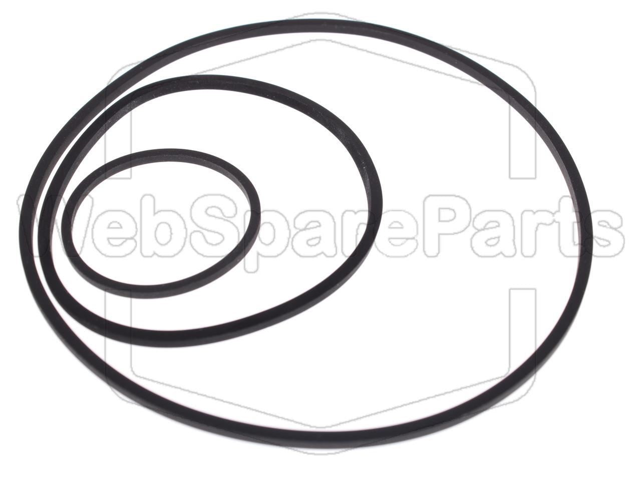 Kit cinghie ricambio per videoregistratore a cassetta JVC HR-S9200 EH