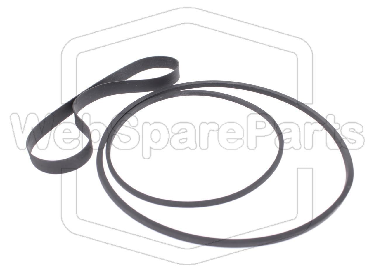 Kit cinghie ricambio per videoregistratore a cassetta Fisher VBS-9000 Betamax