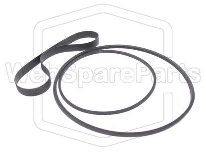 Kit cinghie ricambio per videoregistratore a cassetta Fisher VBS-9000 Betamax