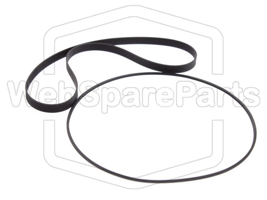 Kit cinghie ricambio per restaurazione piastra cassette vintage Sony TC-R303