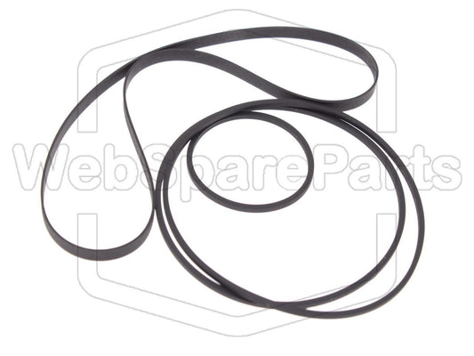 Kit cinghie ricambio per restaurazione piastra cassette vintage Pioneer CT-3A