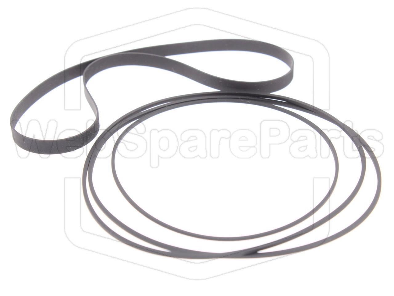 Kit cinghie ricambio per restaurazione piastra cassette vintage Sony TC-188SD