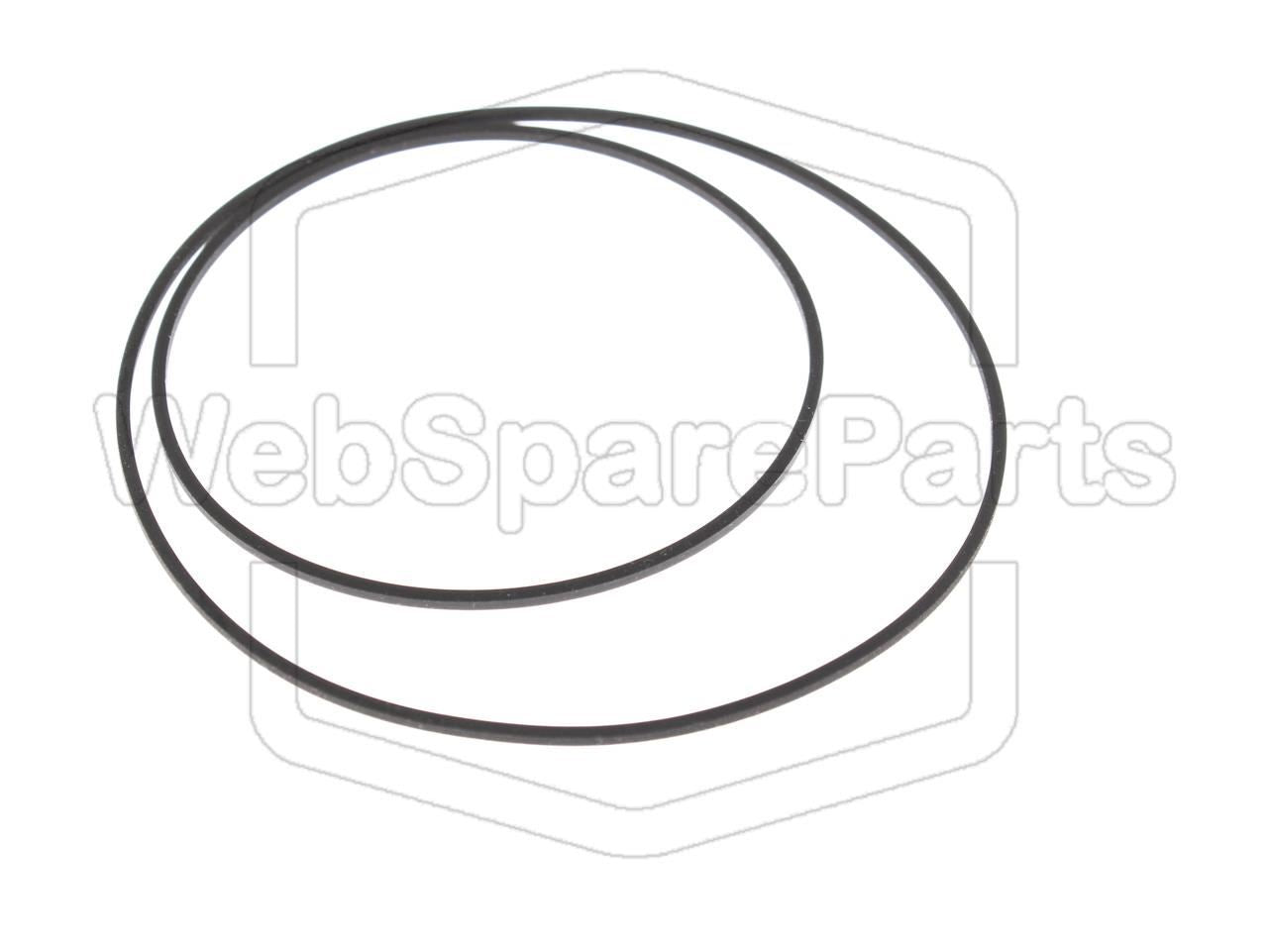 Kit cinghie ricambio per restaurazione piastra cassette vintage Philips FC583