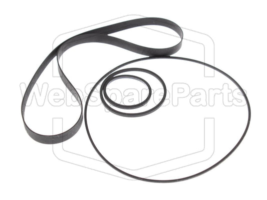 Kit cinghie ricambio per restaurazione piastra cassette vintage Pioneer CT-F1000