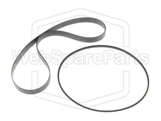 Kit cinghie ricambio per restaurazione piastra cassette vintage Philips FW17