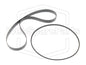 Kit cinghie ricambio per restaurazione piastra cassette vintage Philips FW17