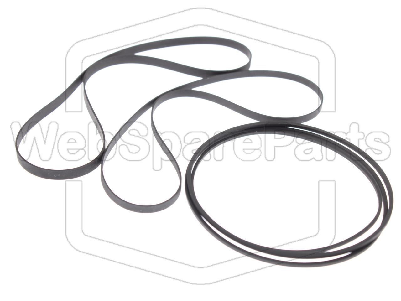 Kit cinghie ricambio per doppia piastra cassette Aiwa AD-WX33
