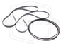 Kit cinghie ricambio per doppia piastra cassette Aiwa AD-WX33