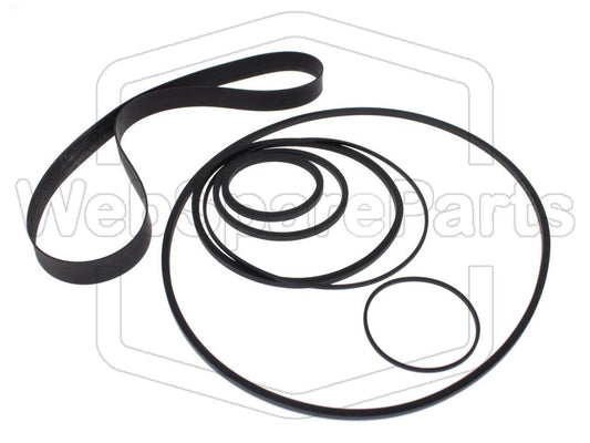 Kit cinghie ricambio per videoregistratore a cassetta Panasonic NV-390