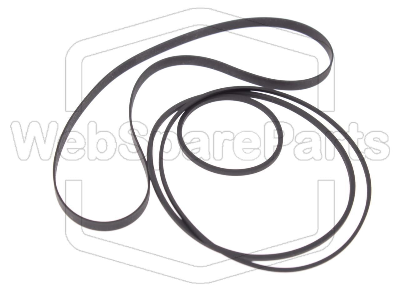 Kit cinghie ricambio per restaurazione piastra cassette vintage Pioneer CT-680