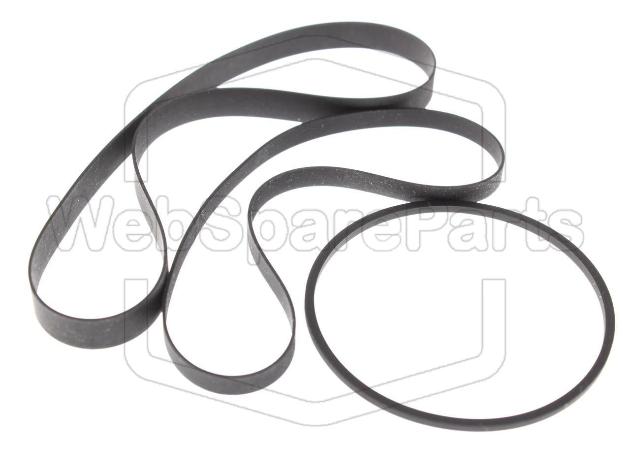 Kit cinghie ricambio per restaurazione piastra cassette vintage Pioneer CT-S730