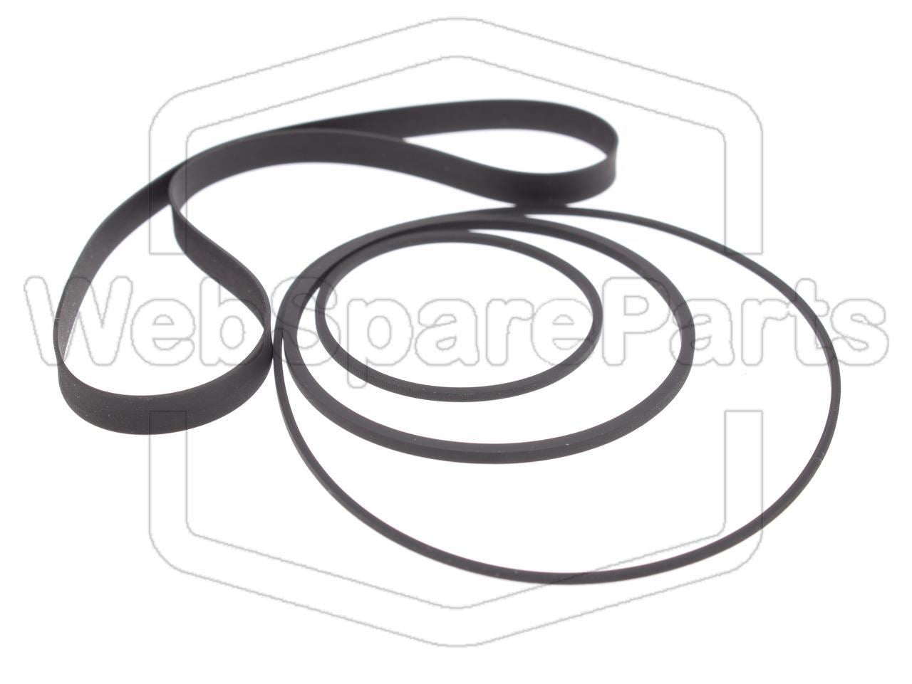 Kit cinghie ricambio per restaurazione piastra cassette vintage Pioneer CT-F4040