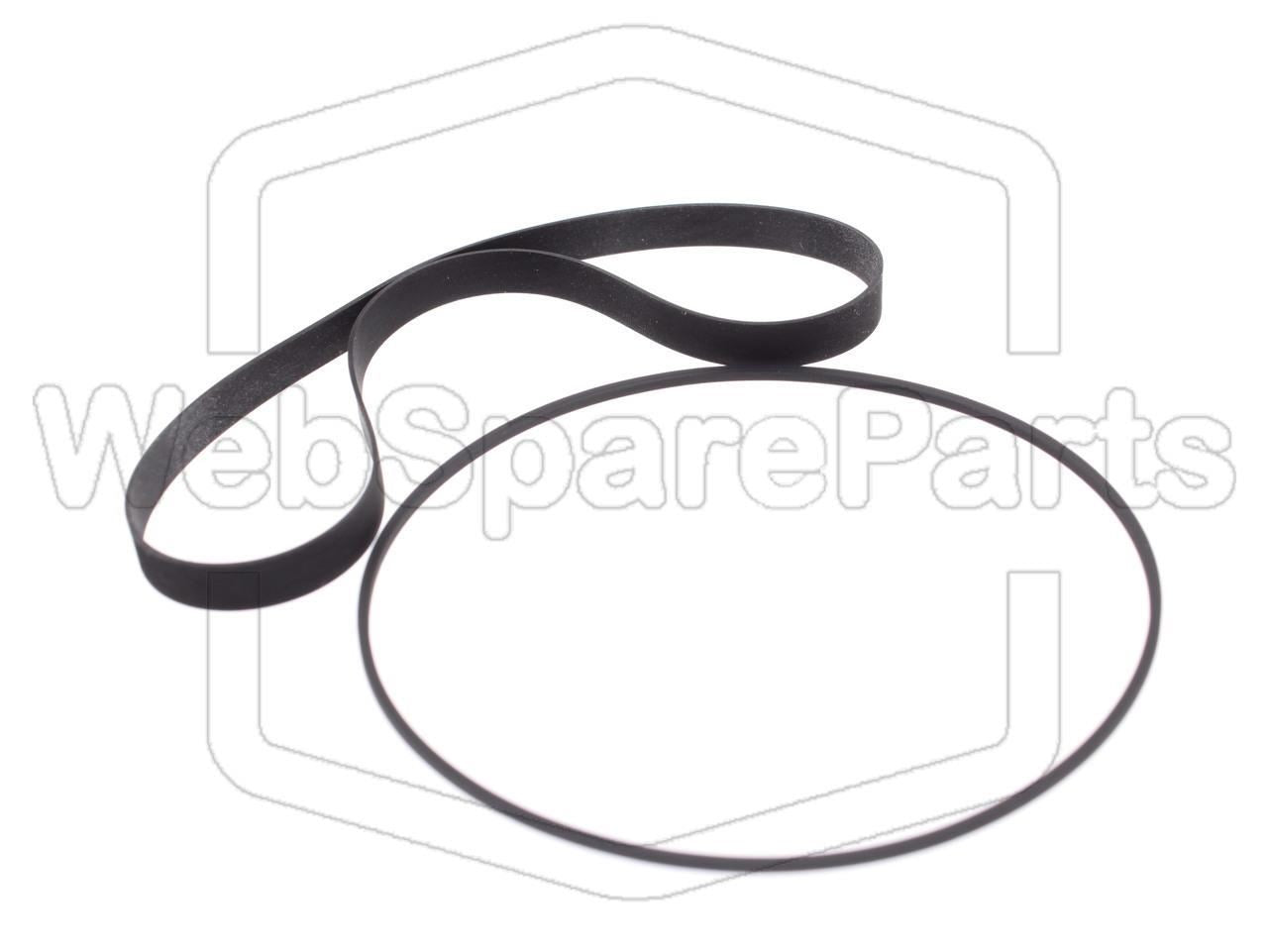 Kit cinghie ricambio per restaurazione piastra cassette vintage Pioneer CT-940