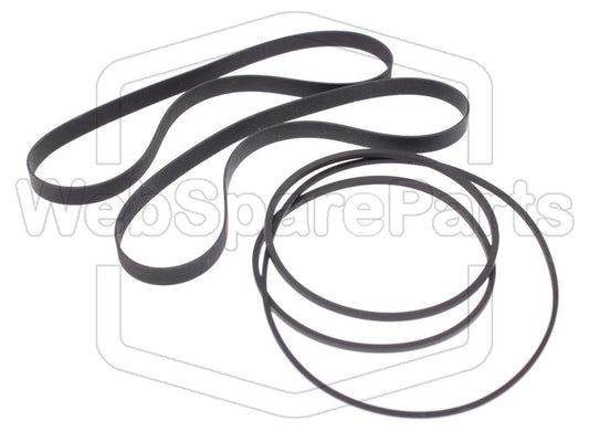 Kit cinghie ricambio per doppia piastra cassette Pioneer CT-X8W