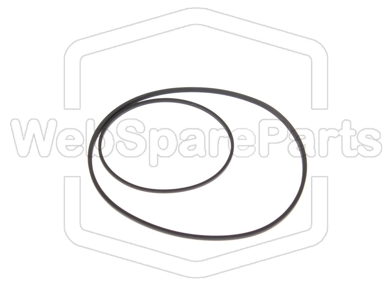 Kit cinghie ricambio per restaurazione piastra cassette vintage Panasonic SA-PM29