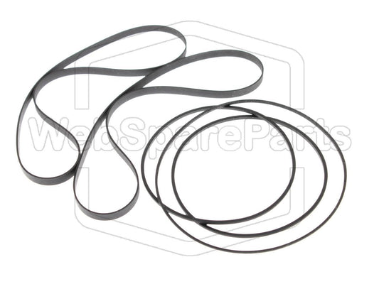 Kit cinghie ricambio per doppia piastra cassette Marantz 74 SD415
