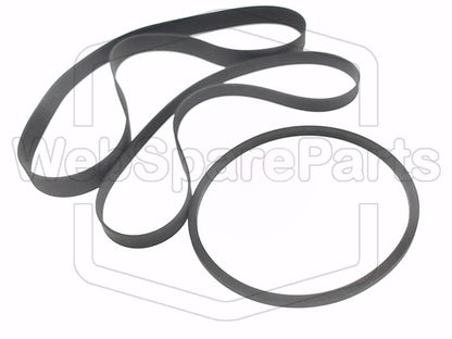 Kit cinghie ricambio per restaurazione piastra cassette vintage Pioneer CT-777