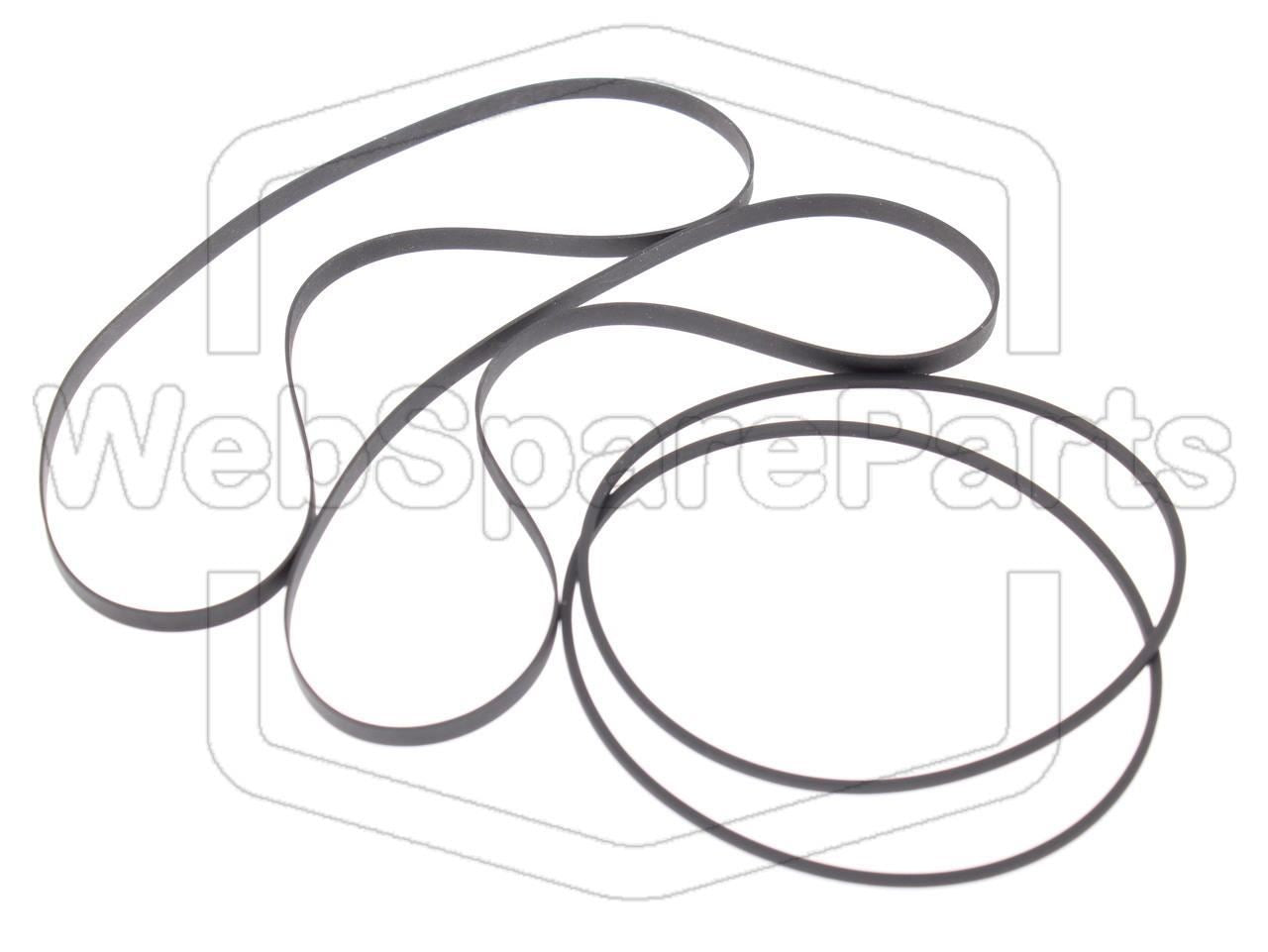 Kit cinghie per doppio piastra a cassette Aiwa AD-WX200
