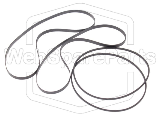 Kit cinghie ricambio per doppia piastra cassette Aiwa AD-WX200