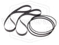 Kit cinghie ricambio per restaurazione piastra cassette vintage JVC PC-W333