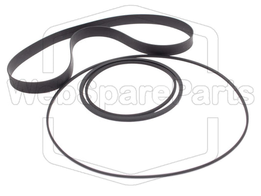 Kit cinghie ricambio per restaurazione piastra cassette vintage Sansui SC-1110