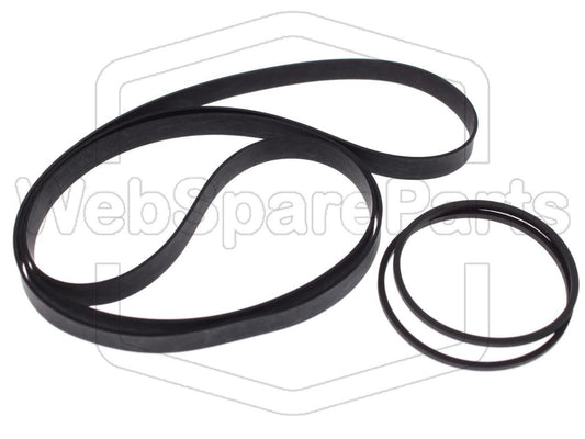 Kit cinghie ricambio per giradischi Mitsubishi X-12