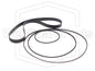 Kit cinghie ricambio per restaurazione piastra cassette vintage Kenwood KX-800