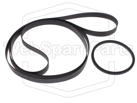Kit cinghie ricambio per giradischi Sharp RP-104