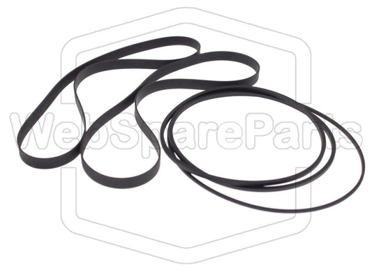 Kit cinghie ricambio per doppia piastra cassette Technics RS-X40W