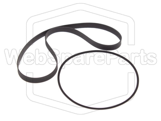 Kit cinghie ricambio per restaurazione piastra cassette vintage Panasonic RX-DS30