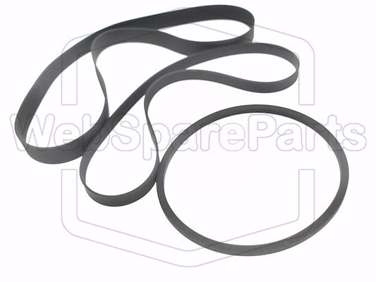 Kit cinghie ricambio per restaurazione piastra cassette vintage Pioneer CT-S910