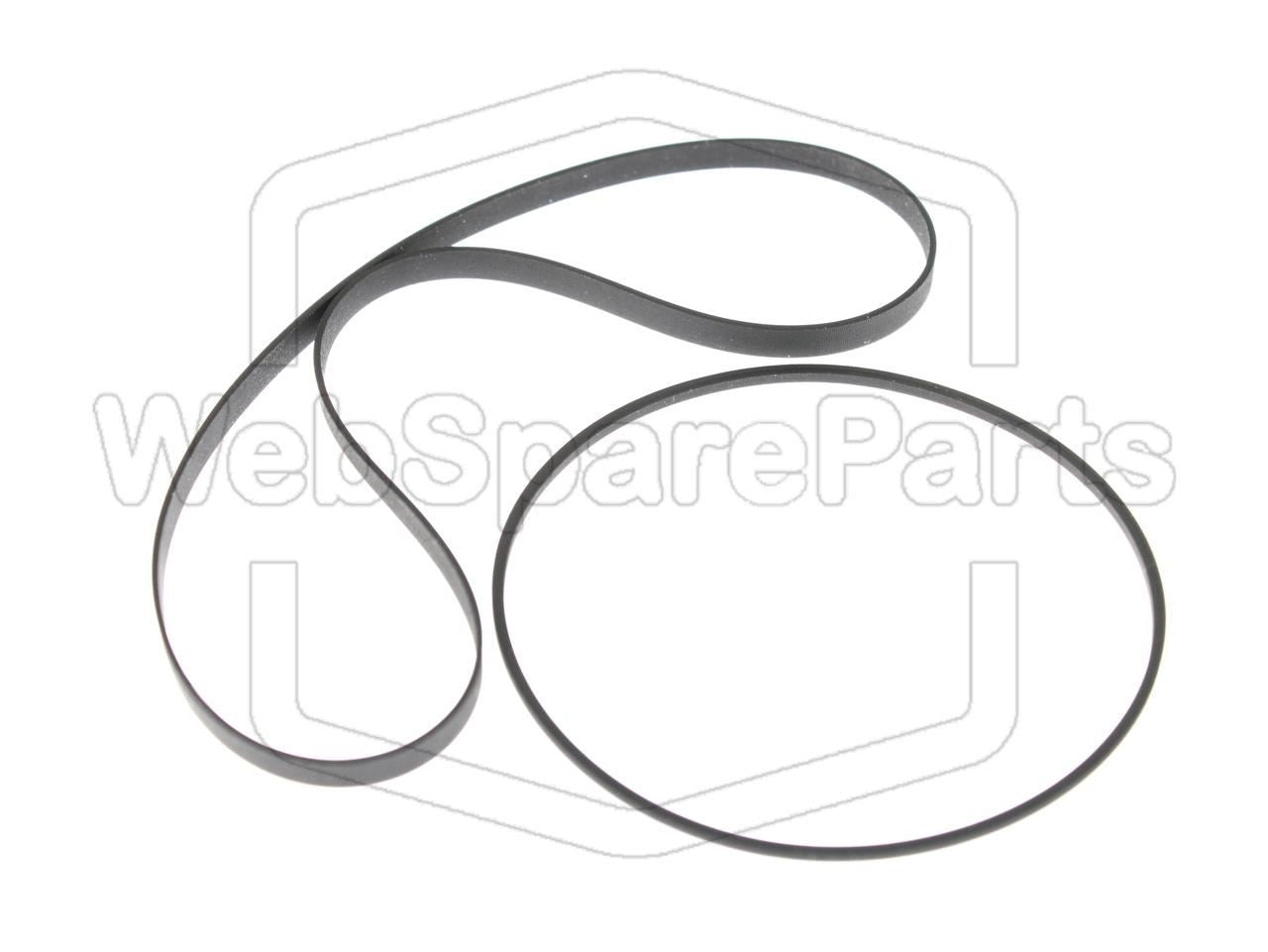 Kit cinghie ricambio per restaurazione piastra cassette vintage Philips FC920