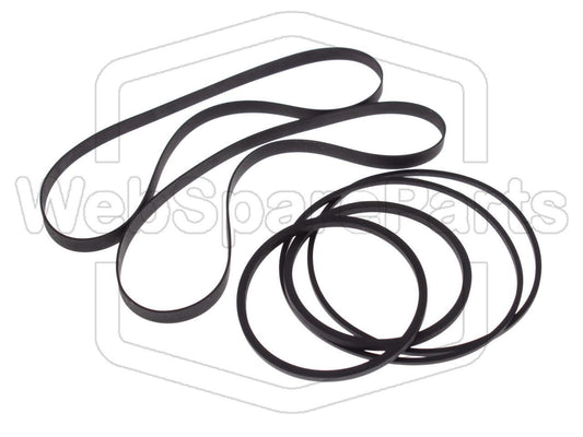 Kit cinghie ricambio per restaurazione piastra cassette vintage Aiwa FX-W919