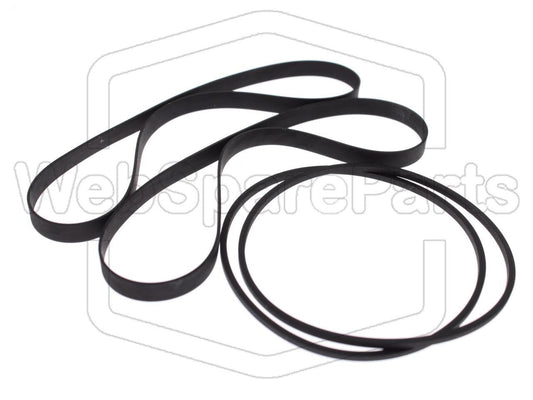 Kit cinghie ricambio per doppia piastra cassette Kenwood CT-405