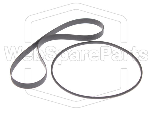 Kit cinghie ricambio per restaurazione piastra cassette vintage Pioneer CT-S405