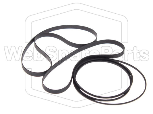 Kit cinghie ricambio per doppia piastra cassette Kenwood KX-66CW
