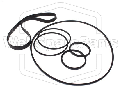 Kit cinghie ricambio per videoregistratore a cassetta Bang & Olufsen VHS-65
