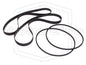 Kit cinghie ricambio per restaurazione piastra cassette vintage Aiwa AD-WX828