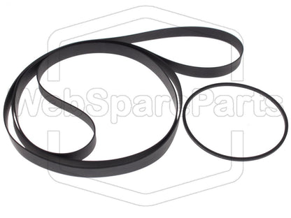 Kit cinghie ricambio per giradischi Sharp VZ-3500