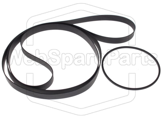 Kit cinghie ricambio per giradischi Sharp VZ-3500